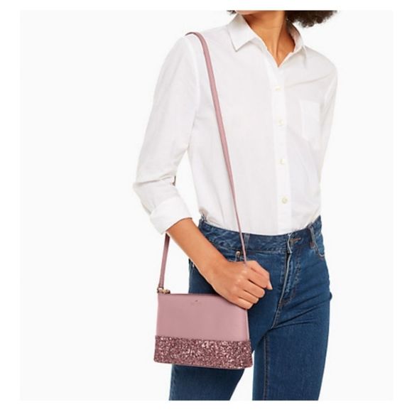 Kate Spade Greta Court Glitter Ramey Handbag NWT - Picture 4 of 8